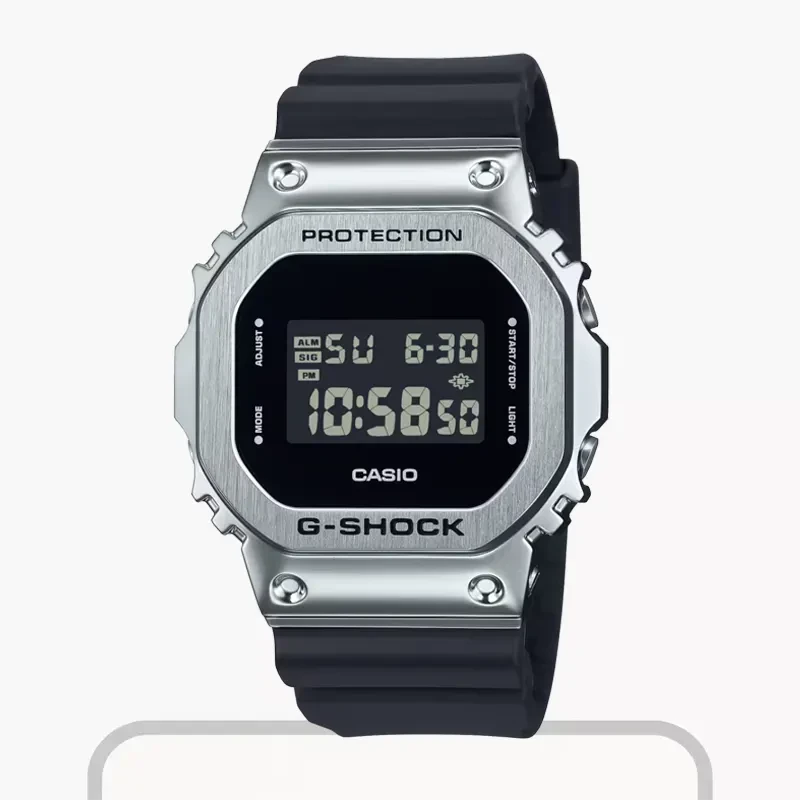 Casio G-Shock Digital Silver-Black Dial Men’s Watch- GM-5600U-1